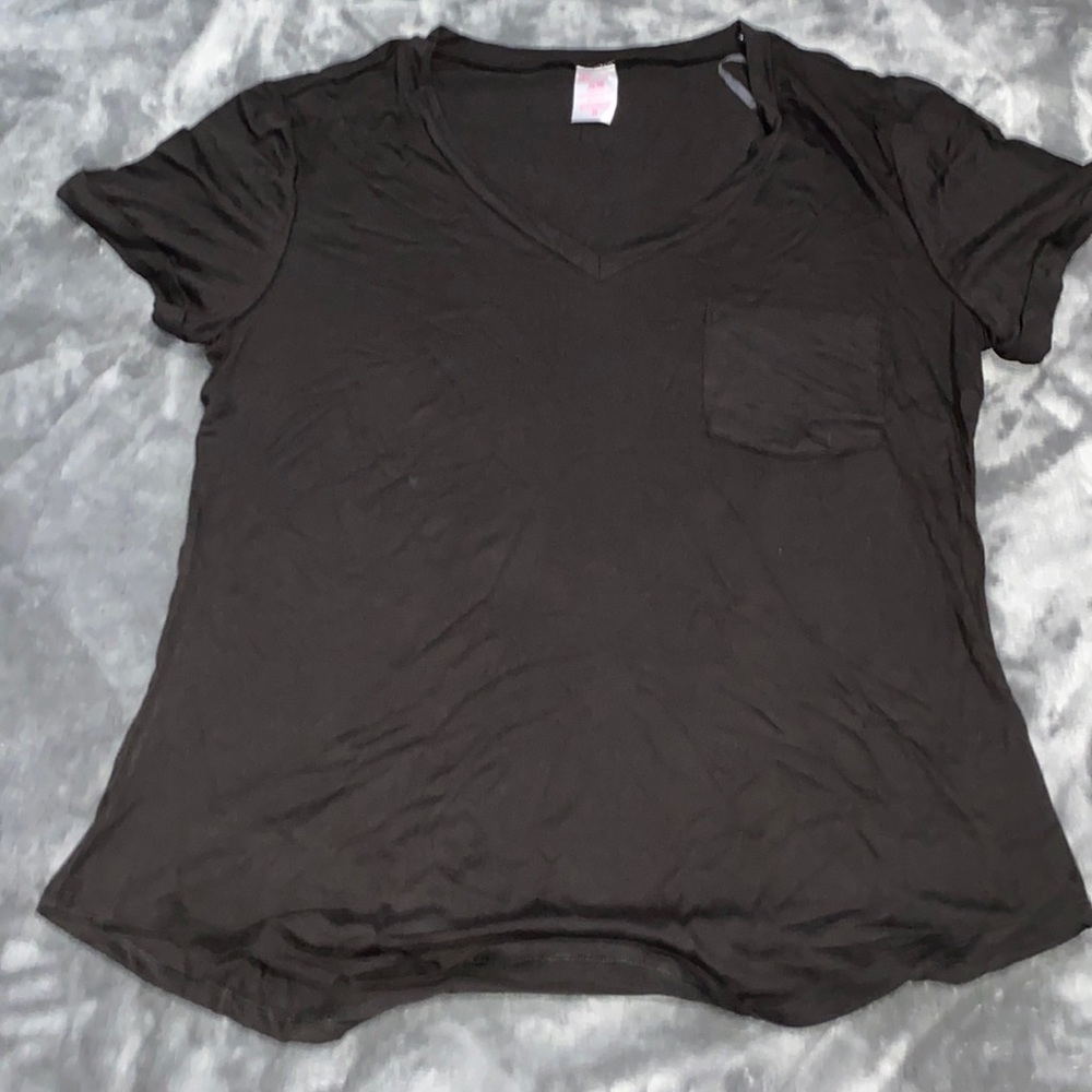 Plain black dress tee. Size XL (15-17)